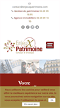 Mobile Screenshot of enjeuxpatrimoine.com